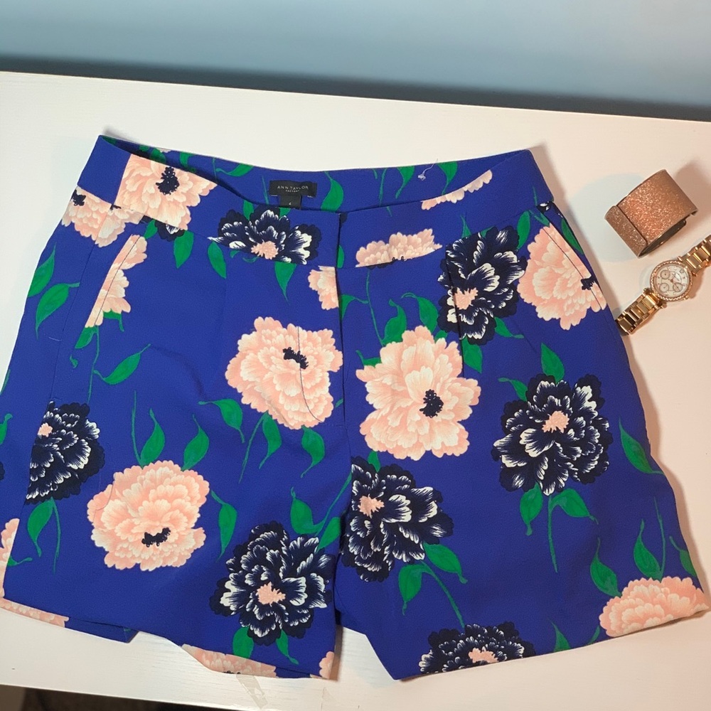 Floral Ann Taylor Summer/Spring Shorts